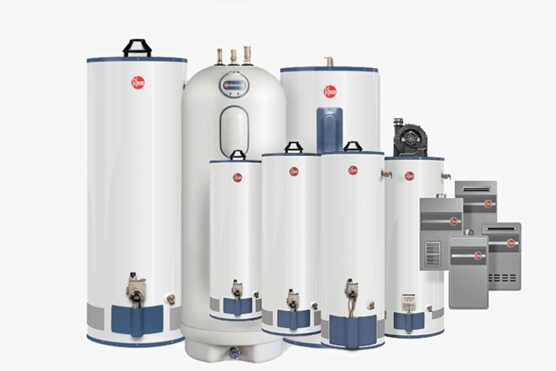 All types off water heater